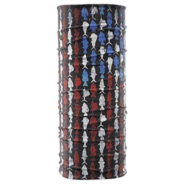 Imagem de Bandana multifuncional Flying Fisherman SunBandit, máscara de proteção UV para rosto e pescoço, 12 maneiras de usar, Fish Flag, One Size