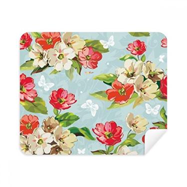 Imagem de Pano de limpeza de pano de limpeza com flores de pêssego elegante 2 peças de tecido de camurça