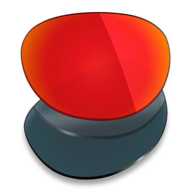Imagem de Mryok Lentes polarizadas de substituição para Costa Del Mar EU-11 Euro - Vermelho fogo