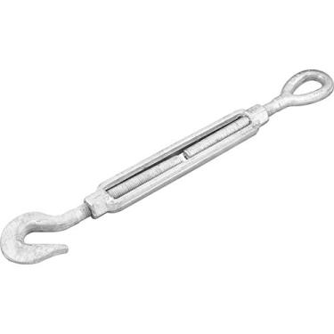 Imagem de Esticador para cabo de aço 3/4" gancho x olhal leve galvanizado - Vonder Plus