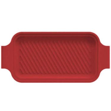 Imagem de Forma Para Pão Com Tampa Vermelho Germer