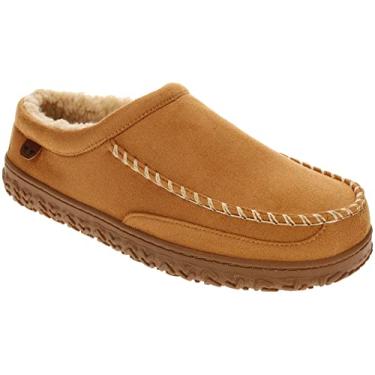 Imagem de Dockers Mens Slipper, Rugged Clog Moc Toe with Sherpa Lining, Tan, Size 9