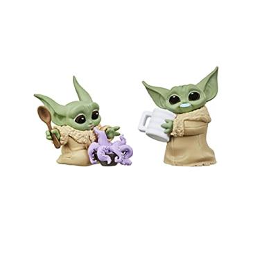 Imagem de Star Wars The Bounty Collection Series 3 The Child Figures 2.25-Inch-Scale Tentacle Soup Surprise, Blue Milk Mustache Posed Toys, 4 and Up