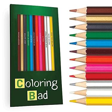 Imagem de 'Coloring Bad' - Conjunto de 12 lápis de paródia inspirados em Breaking Bad