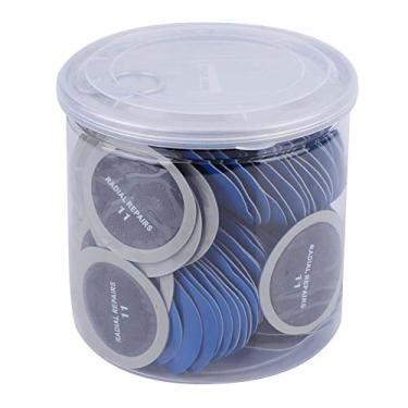 Imagem de Remendo de reparo de pneu,remendo de reparo de pneu de borracha natural redondo de 120 pe?as 43mm, remendo de reparo de furo de pneu, remendo frio de reparo r¨¢pido remendos sem camara, Remendo d