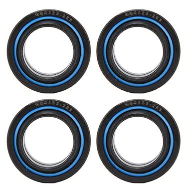 Imagem de Conjunto de acessórios de esfera com sulco profundo de rolamento esférico radial de rolamento plano esférico de 4 peças para equipamento(GE25ES-2RS)