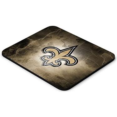 Imagem de Mouse pad para jogos, mousepad de futebol esportivo com base de borracha antiderrapante para laptop computador desktop tapete de jogo de mesa, presente de fãs design dourado
