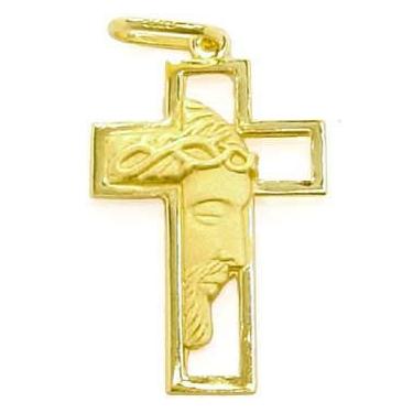 Imagem de Crucifixo Face de Jesus Cristo em cruz vazada - 2CZO0035