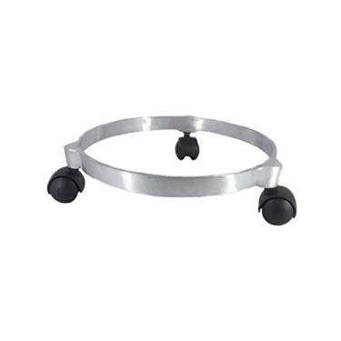 Imagem de Suporte Giratório P/Botijão de Gás Alumínio Fundido Polido