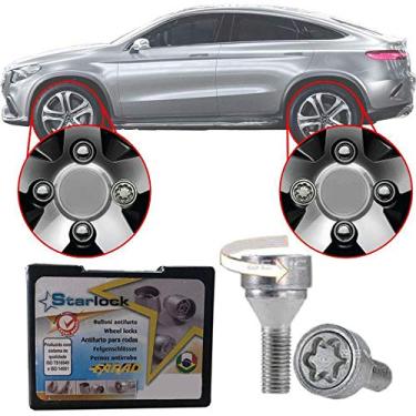 Imagem de Trava Antifurto Anti Roubo de Roda Parafuso Porca Farad Starlock Mercedes ML 1998 à 2016 Com Mais de 10.000 Segredos ZAM/E