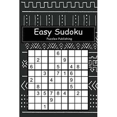 Imagem de Easy Sudoku: Sudoku Puzzle Game For Beginers With Black and white tribal ethnic pattern with geometric cover