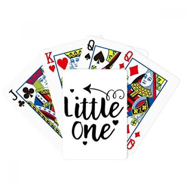Imagem de DIYthinker Little One Design Arrow Coração Padrão Poker Baralho Presente de Mesa