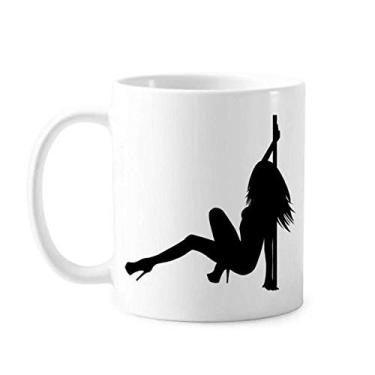 Imagem de Caneca de dança de cachimbo de cerâmica para café e porcelana Caneca de cerâmica