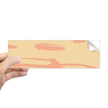 Imagem de DIYthinker Arte abstrata laranja padrão retangular para-choque adesivo notebook janela decalque