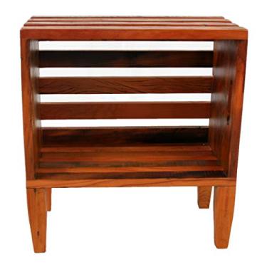 Imagem de Mesa de Cabeceira modelo Caixa Em Madeira De Demolição Medindo 45x22x47