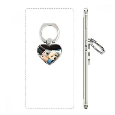Imagem de Suporte de anel de celular para fotografia de animal fofo com suporte universal