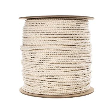 Imagem de Paracord Planet Corda de algodão natural super macia de 1/4 polegada - 30 m