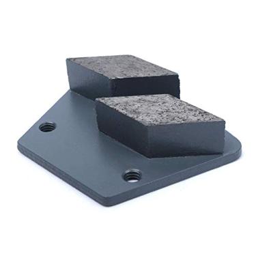 Imagem de Almofadas de lixamento trapezoidal de concreto diamante para 30 unidades para polimento de máquina de moagem de piso de pedra da Z-LEAP