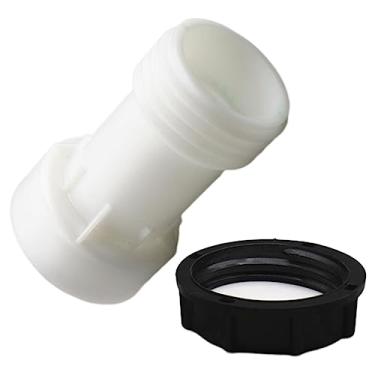 Imagem de Rosca grossa IBC Ton Barril Tube Joint Substituição portátil Fácil instalação Mangueira de extensão de tanque de água IBC para dispositivos de jardim, Mangueira com tampa