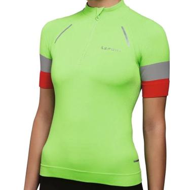 Imagem de Camiseta Ciclismo T Shirt AF LS Bike Feminina Lupo Sport Maça Verde Gg-Unissex