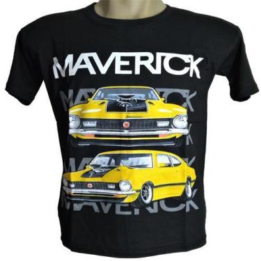 Imagem de Camiseta Básica Masculina T-Shirt Estampada Carro Maverick - Epidemia