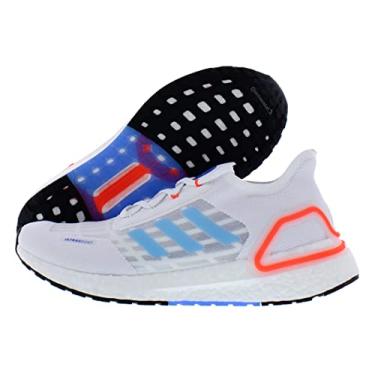 Imagem de adidas Tênis unissex Ultraboost Summer.rdy, branco/azul, 9.5 Women/8 Men