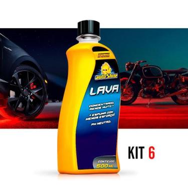Imagem de Kit 6 Lava Auto 500ml Autoshine