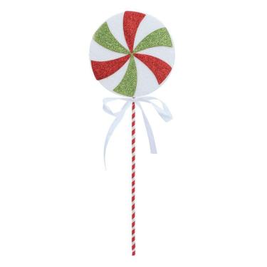 Imagem de Galho Decorativo Candy Vrm/Bco/Vrd 43X12cm C/1Un 1003307