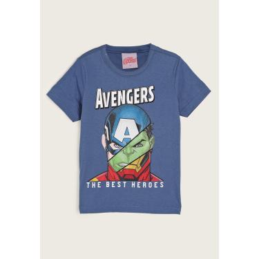 Imagem de Infantil - Camiseta Brandili Avengers Azul-Marinho Brandili 35933 menino
