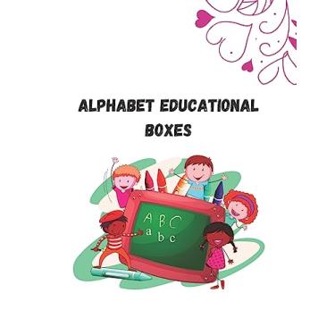 Imagem de Alphabet educational boxes: 8.5 x 11 in (21.59 x 27.94 cm) 60 pages, Preschool Activity book for Alphabet, little ABC Coloring book.