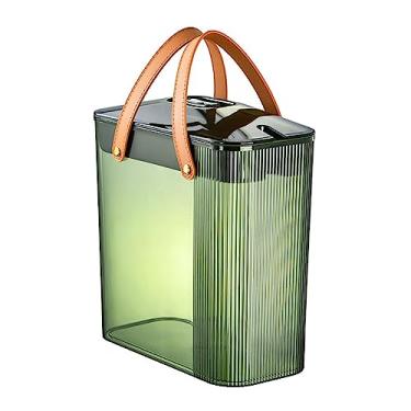 Imagem de Balde de filtro de resíduos de chá, balde de drenagem portátil para sala de chá, separação seca e úmida, lixeira para escritórios de casas de escritório, separação seca e úmida, coadores de folhas de