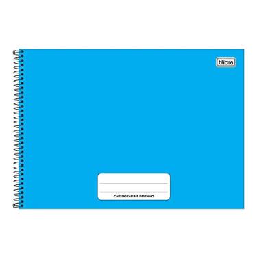 Imagem de Tilibra - Caderno Cartografia e Desenho Pepper Azul 80 folhas - 1 un