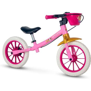 Imagem de Passo a Passo Infantil Nathor Bicicleta Balance Bike - Princesas