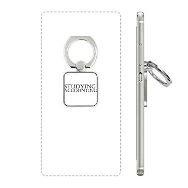 Imagem de Anel quadrado para estudar, contabilidade, suporte universal