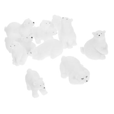 Imagem de Toddmomy 30 Peças Figuras De Brinquedo De Urso Urso Realista Cupcake Decoração De Jardim Modelo De Animal Ártico Brinquedo Para Crianças 3D Animais De Vidro Em Miniatura Coisas Em
