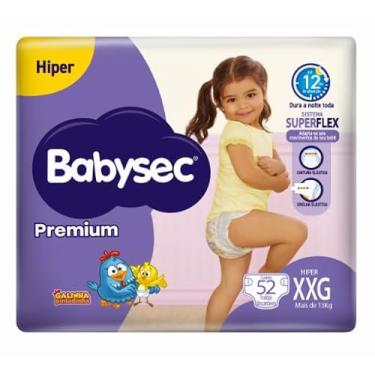 Imagem de Fralda Babysec Premium Hiper Xxg 52 Un
