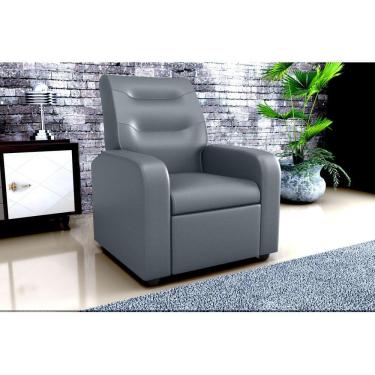 Imagem de Poltrona Reclinável Classic Corano Cinza F296 - Matrix