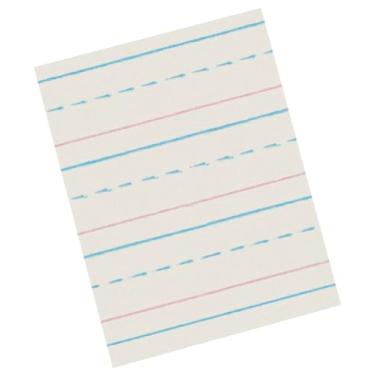 Imagem de School Smart Papel Zaner-Bloser, pautado de 9,5 mm, 20,5 x 26,5 cm, 500 folhas