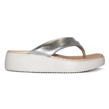Imagem de Tamanco Modare Feminino Metalizado Conforto Salto Anabela 7189.101