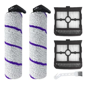 Imagem de Substituição para filtro de escova NARWAL S10 Pro: peça de substituição para aspirador de pó seco úmido NARWAL S10 Pro inclui 2 escovas de rolo e 2 acessórios de filtros HEPA