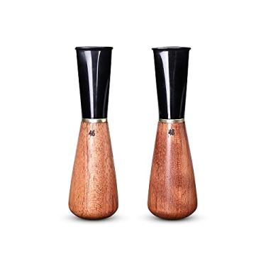 Imagem de MUXIANG Conjunto de tamanhos de suporte de bocal de charuto para homens e mulheres Suporte de charuto de madeira 9mm filtro de papel formato (46R/48R)
