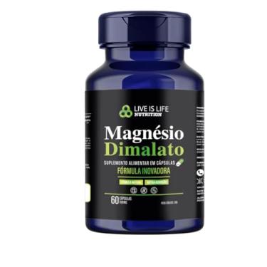 Imagem de Live Is Life Magnésio Dimalato, 600 mg, 60 Cápsulas