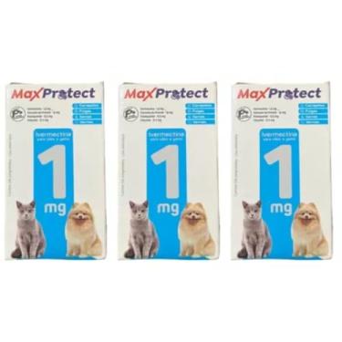 Imagem de Anti Pulgas E Carrapatos Raças Pequenas E Gatos 12 Comprimidos - Max Protect