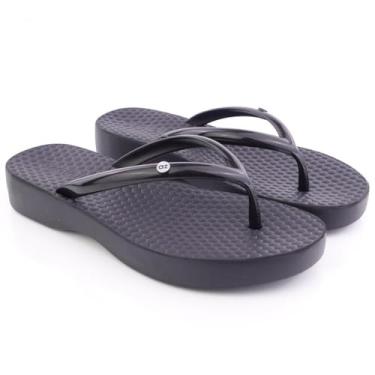 Imagem de Chinelo Feminino Azaleia Bia Light Curve Preto 39