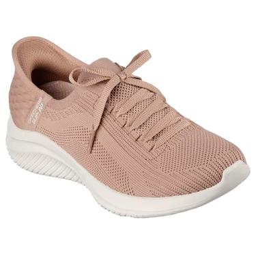 Imagem de Skechers Tênis feminino Hands Free Slip-ins Ultra Flex 3.0 - Brilliant Path, Bronzeado, 36