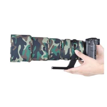 Imagem de CHASING BIRDS Revestimento de lente impermeável camuflado para FUJIFILM GF 500 mm F5.6 R LM OIS WR Capa protetora de lente à prova de chuva (camuflagem verde militar, com 1,4X TC)