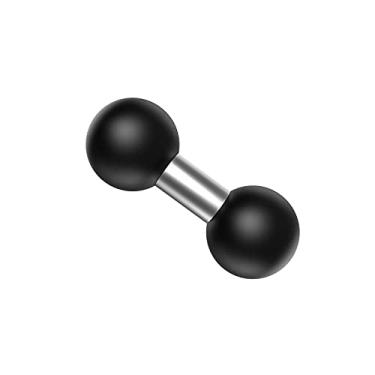 Imagem de Adaptador de esfera dupla montagem esférico 25,4 mm (1") compatível com RAM dupla soquete de esferas suportes GPS (R11*1)
