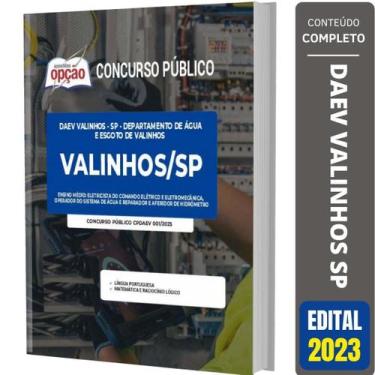 Imagem de Apostila Concurso Daev Valinhos Sp - Ensino Médio - Apostilas Opção