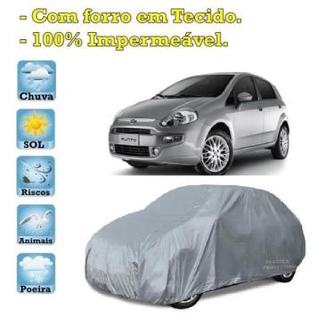 Imagem de Capa com forro cobrir carro Fiat Punto 100% Impermeável Proteção Bezzt