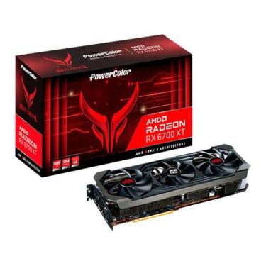 Imagem de Placa de Vídeo Power Color Radeon RX 6700 XT - 12GB GDDR6 192 bits Red